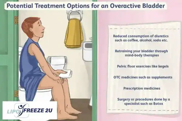image of woman on toilet because of an overactive bladder Whitby