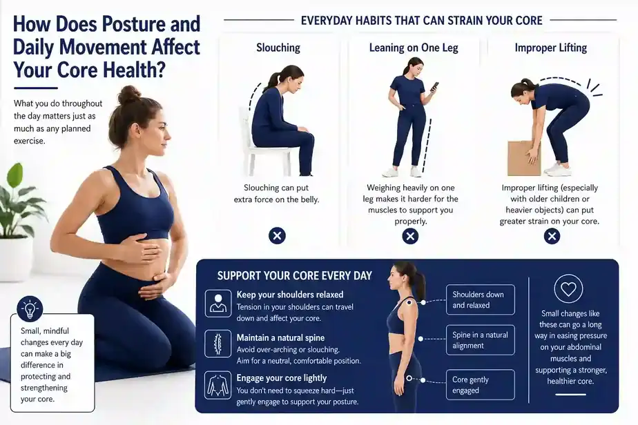 How Does Posture and Daily Movement Affect Your Core Health Whitby?