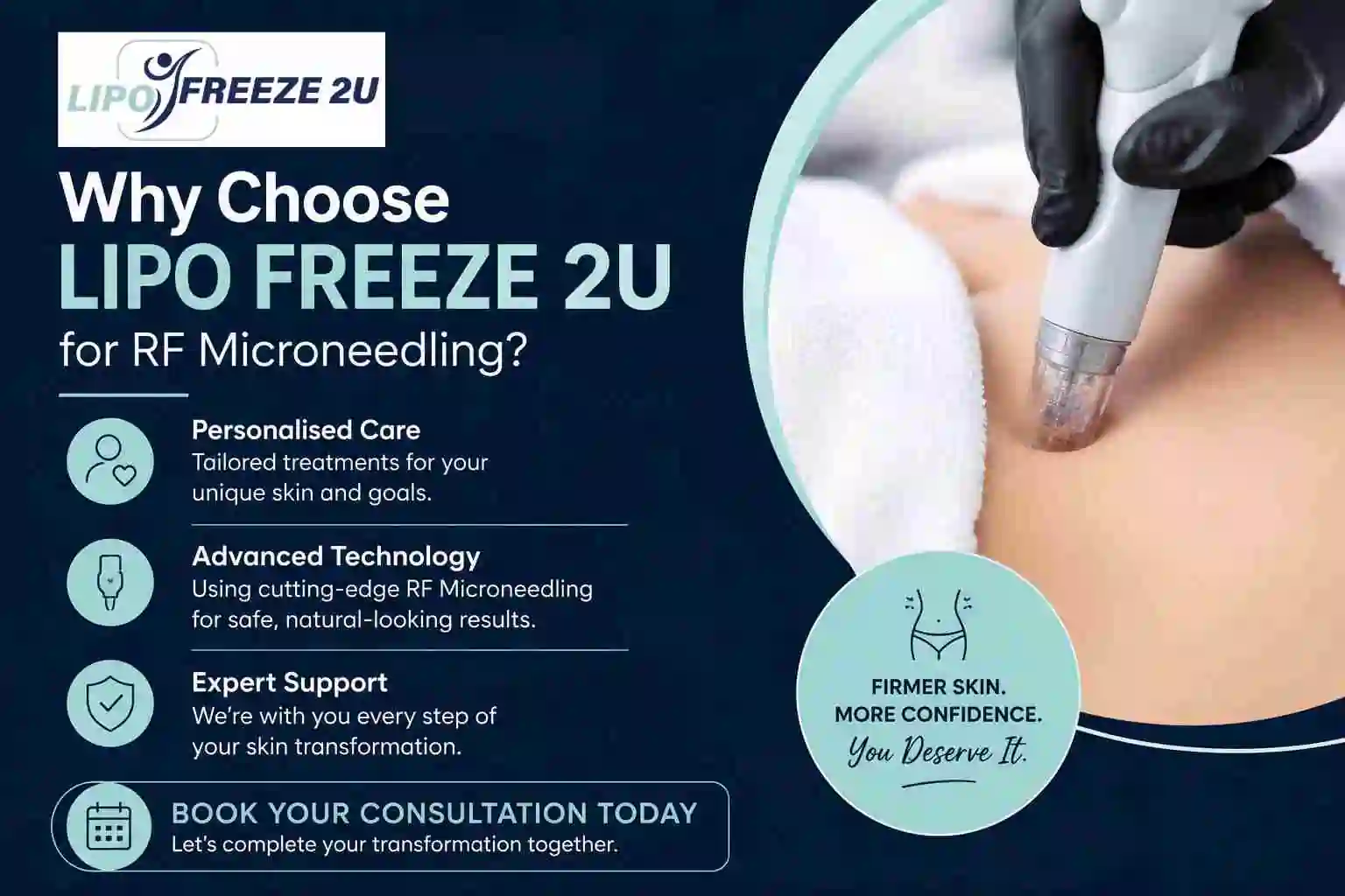 Why Choose LIPO FREEZE 2U for RF Microneedling Whitby?